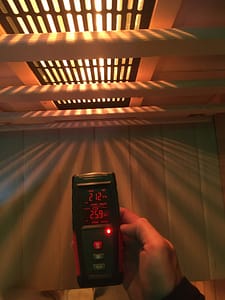 EMF FAR sauna full spectral heater